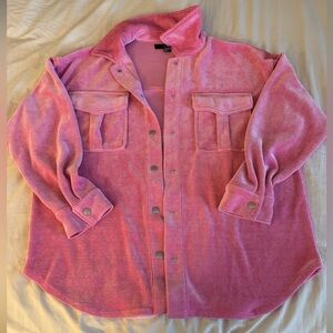 Oversized Forever 21 Button up Corduroy Jacket